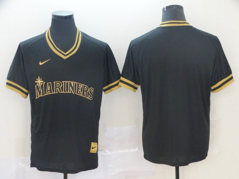 Men Seattle Mariners Blank Black Game 2021 Nike MLB Jersey